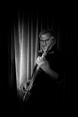 Michael Buerger Playing Bass Gitar